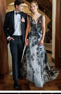 Black Wedding Dresses :USA Bridal Trends 2025