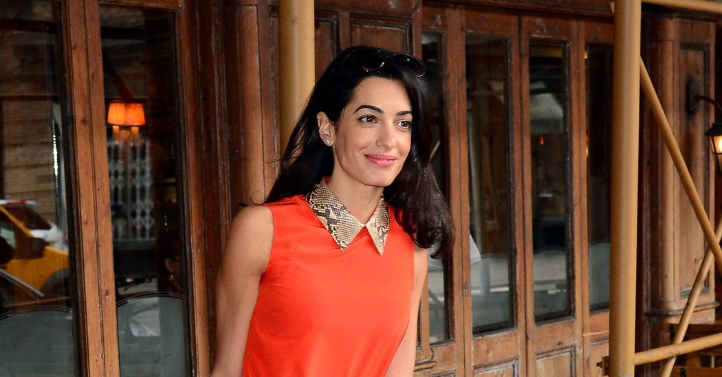 Amal Clooney Masters Euro Summer