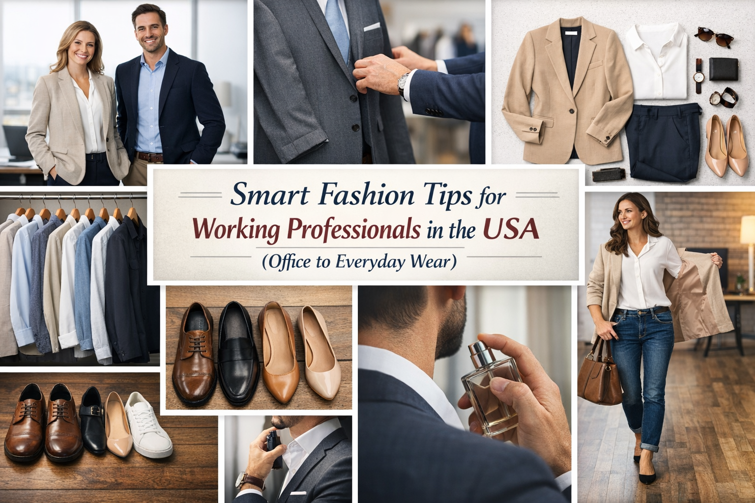Smart Fashion Tips for Working Professionals in the USA (Office to Everyday Wear)